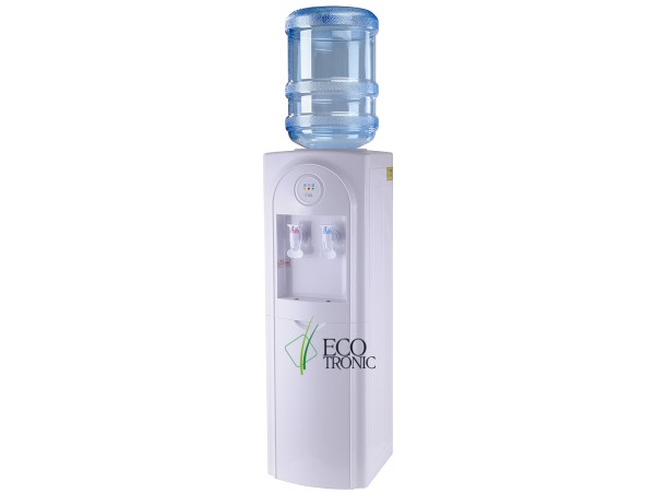 Кулер для воды напольный с компрессорным охлаждением Ecotronic C21-L White